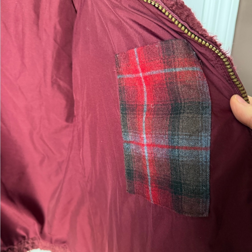 Pendleton Deep Red Teddy Jacket - Picture 4 of 5